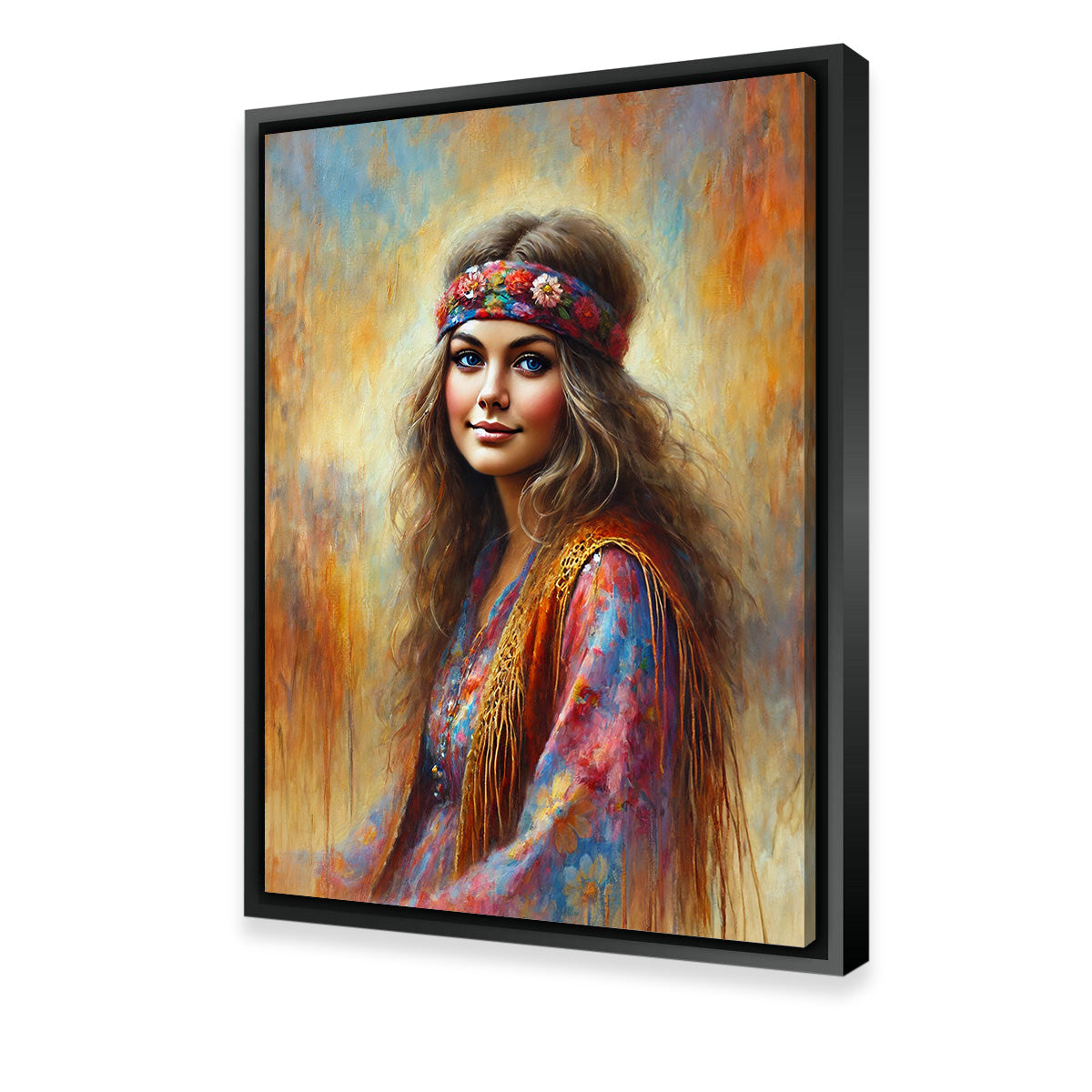 Stylish Hippie-Inspired Beauty Wall Art for Home Decor
