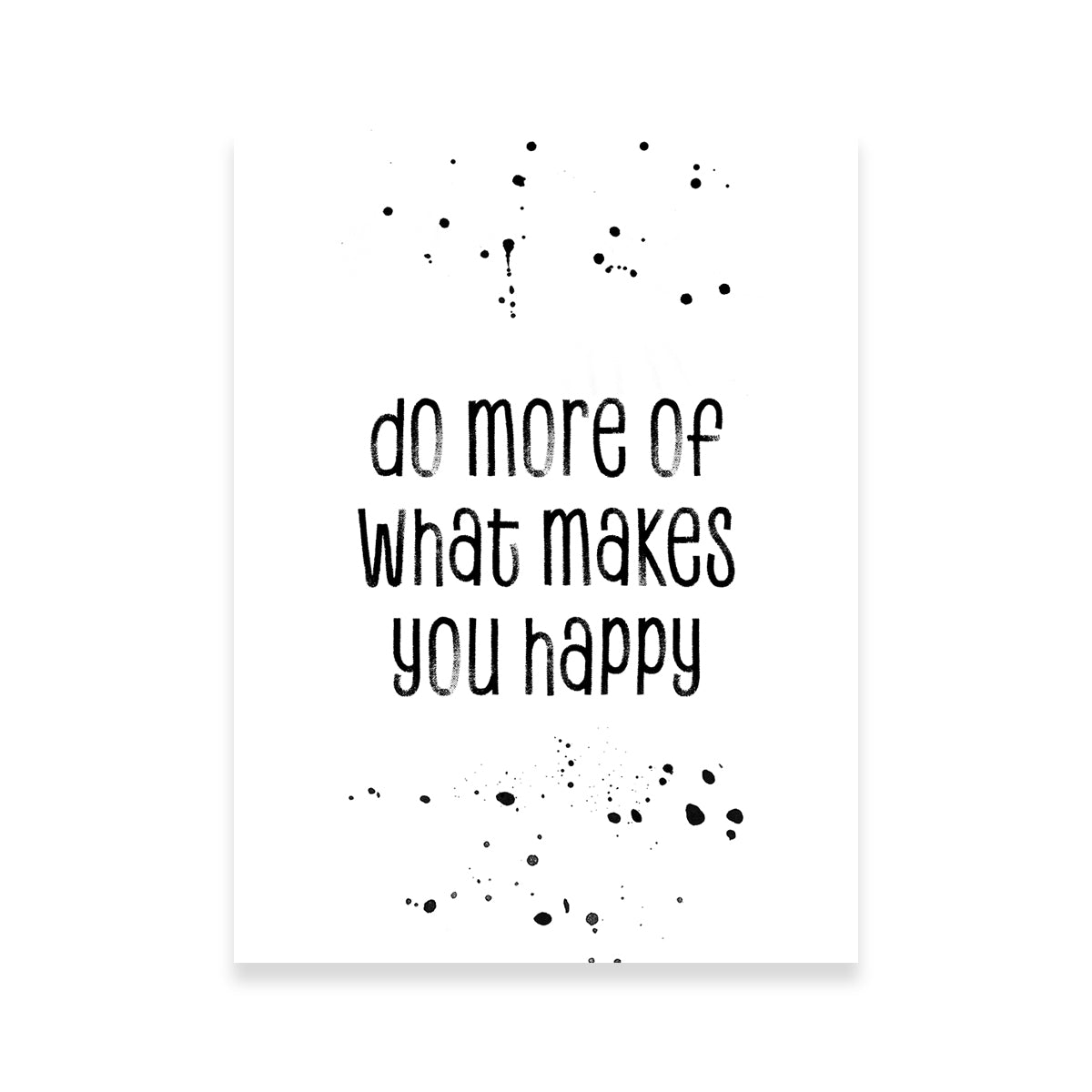Inspiring 'Do More of What Makes You Happy' Wall Art for a Joyful Home