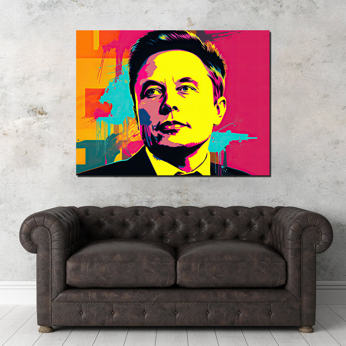 Unique Elon - Warhol Inspired Wall Art by Ralph & Laura Design