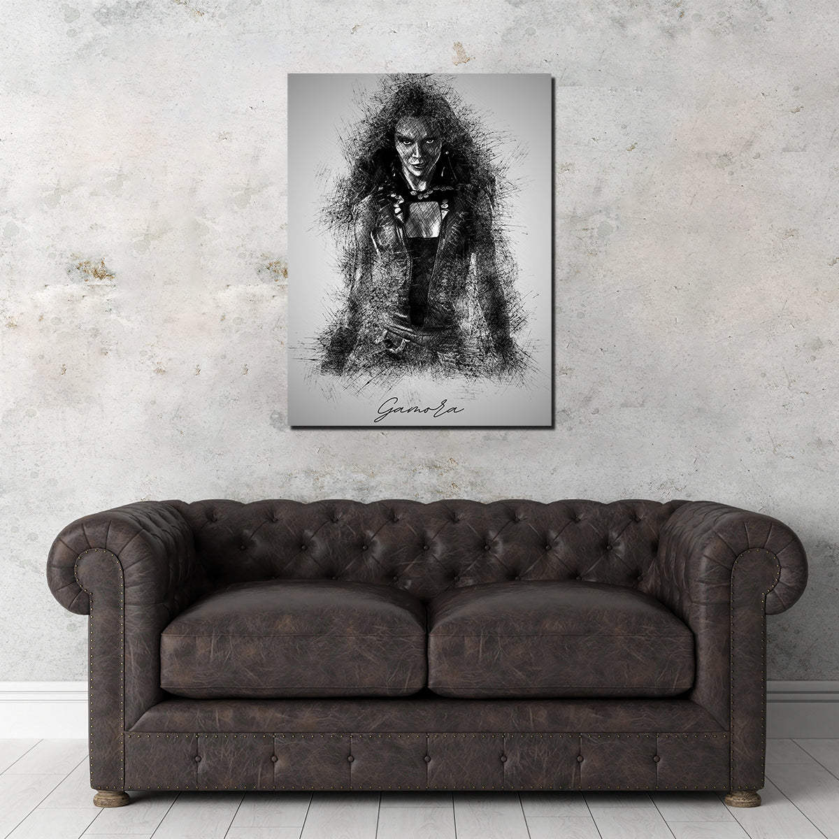 Stunning Gamora Wall Art by Albi Art