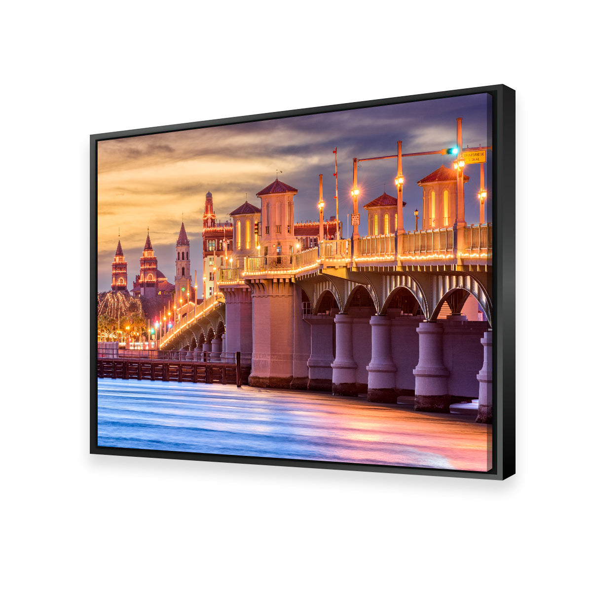St. Augustine - Bridge of Lions Stunning Wall Art for Home Decor