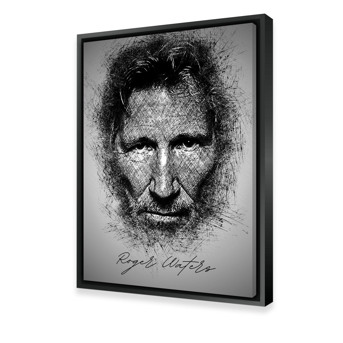 Roger Waters Stunning Sketch Wall Art - Premium Quality for Your Home