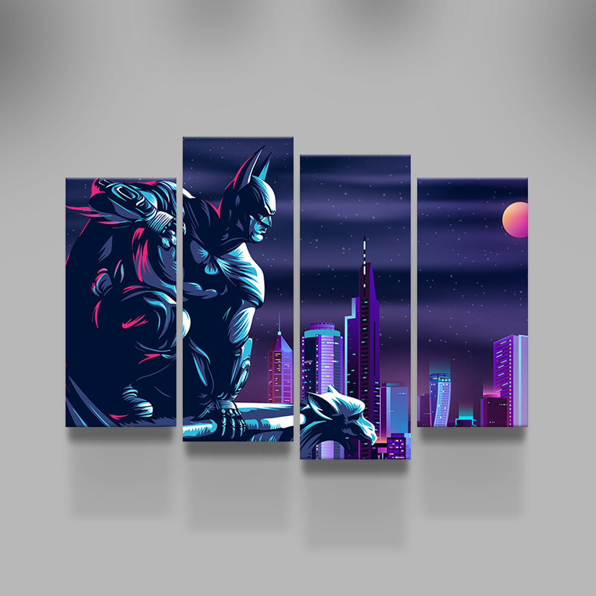 The Fearless Batman Wall Art - Premium Museum Quality Canvas Print