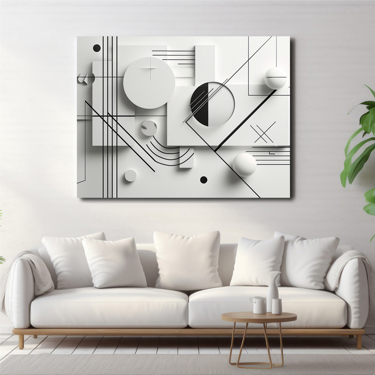 Stylish Geometric Lines Wall Art for Modern Interiors