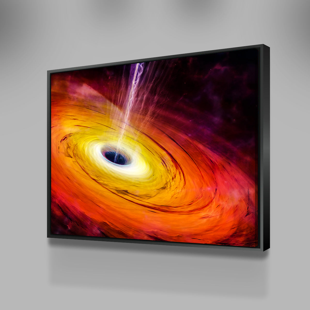 Stunning Spacescape Black Hole Wall Art for Home Decor