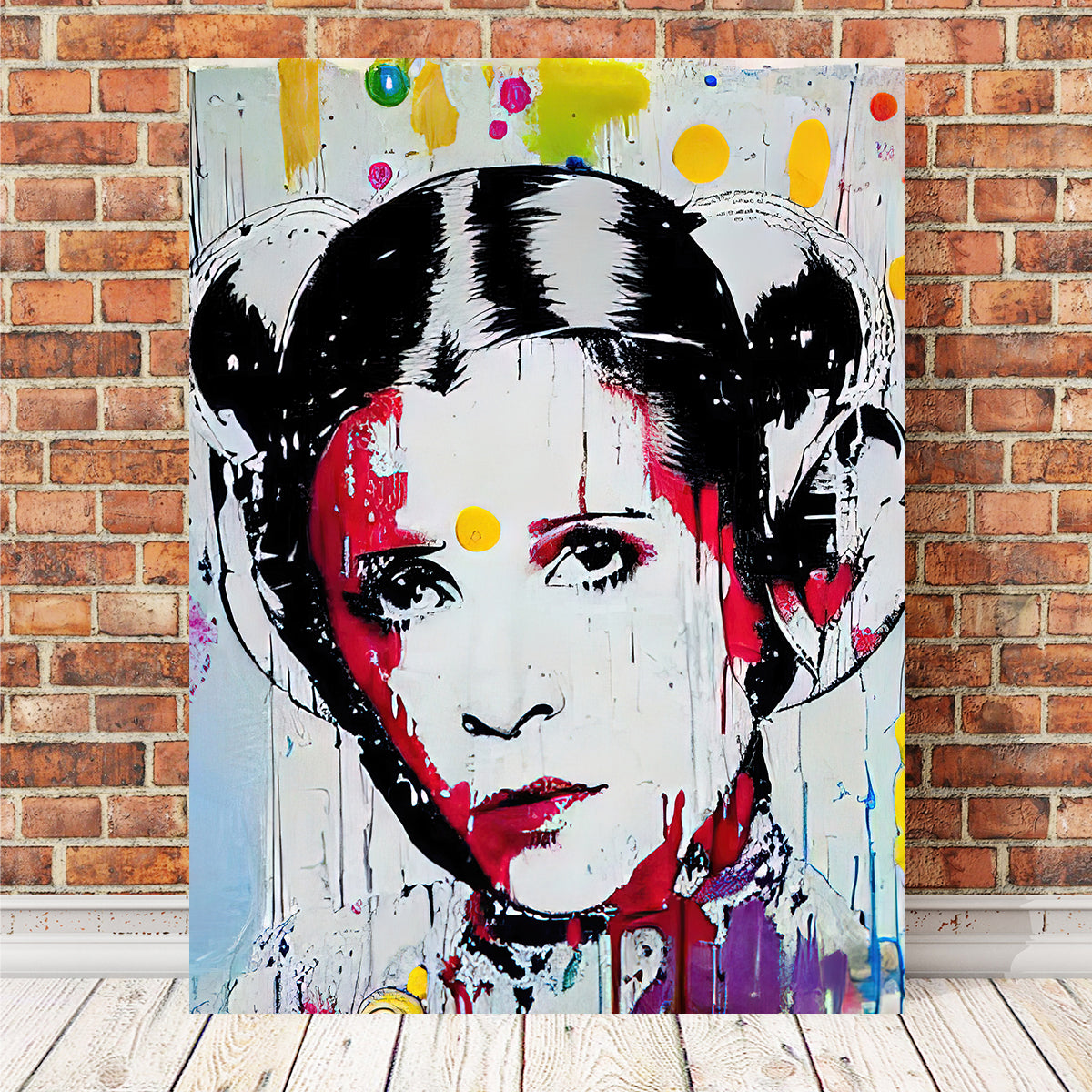 Stunning Princess Leia Wall Art by Stephen Chambers