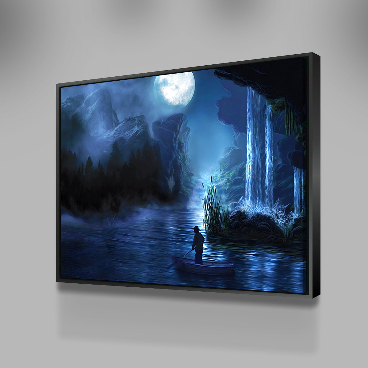 Stunning Paddle at Night Wall Art for Home Decor