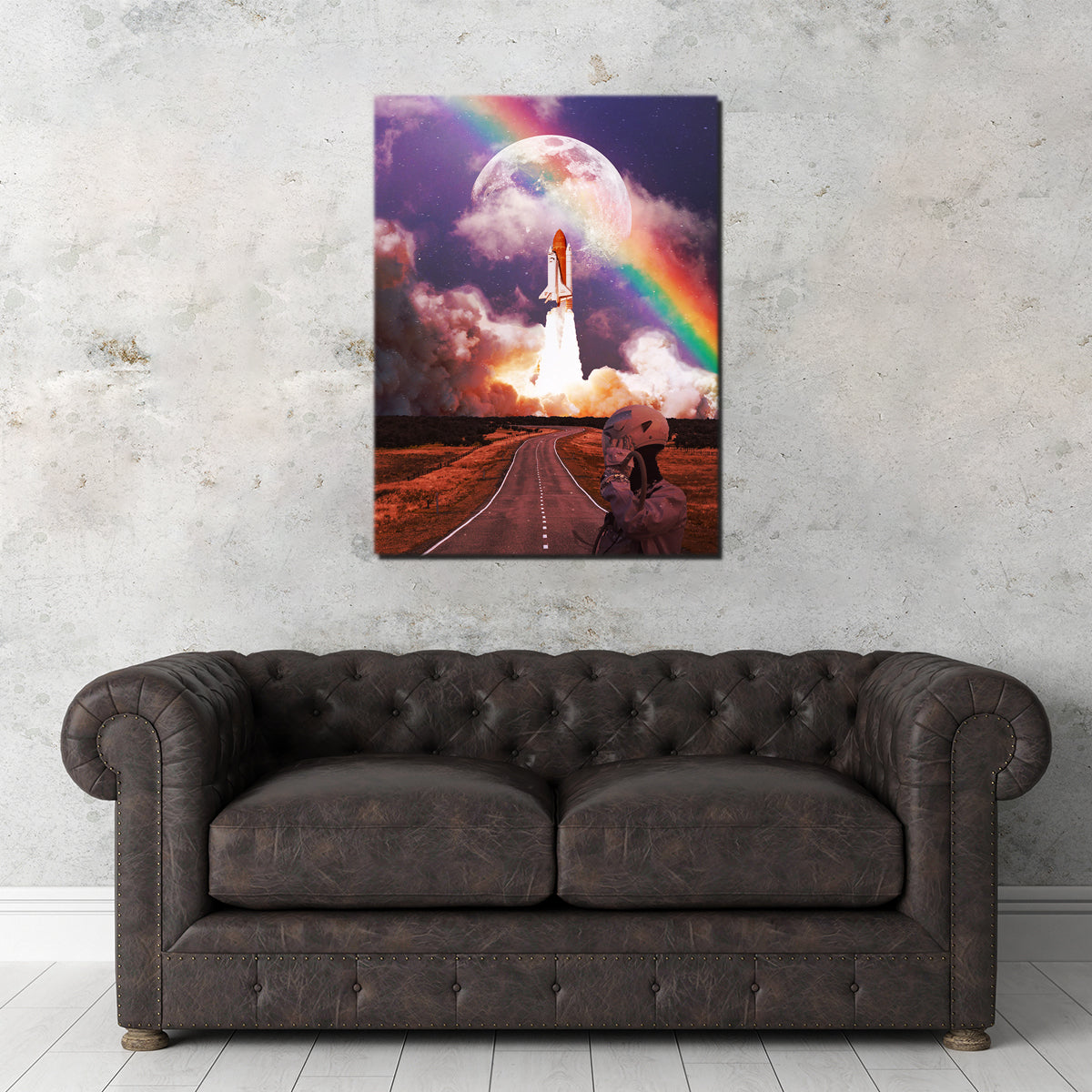 Stunning Rocket Launching Wall Art by RAPart