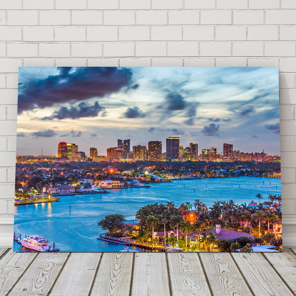 Stunning Fort Lauderdale Skyline Wall Art for Home Decor