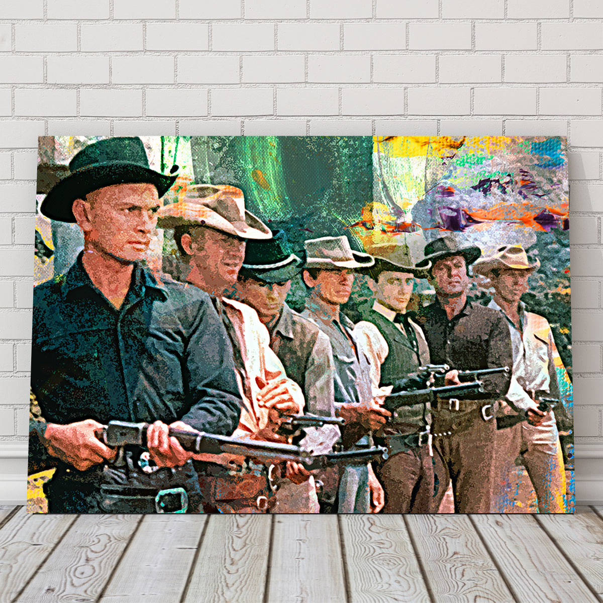 Stunning The Magnificent Seven Wall Art for Striking Home Decor