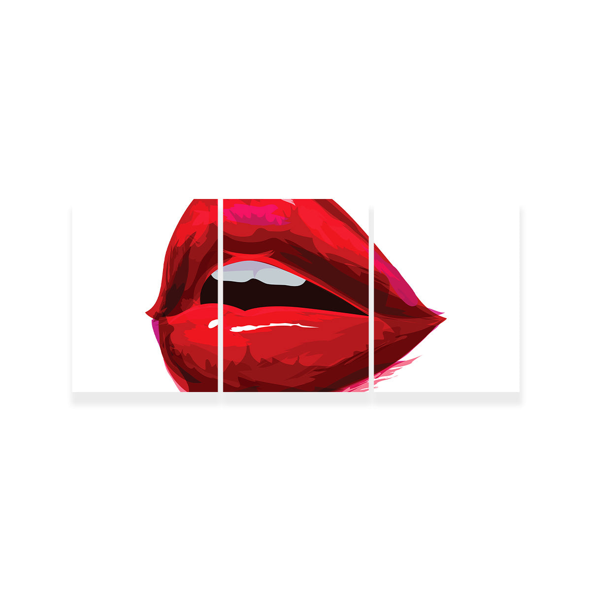 Stunning Red Lips Wall Art