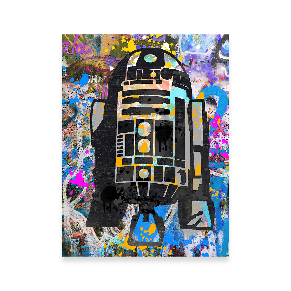 Stunning R2D2 Wall Art by Stephen Chambers