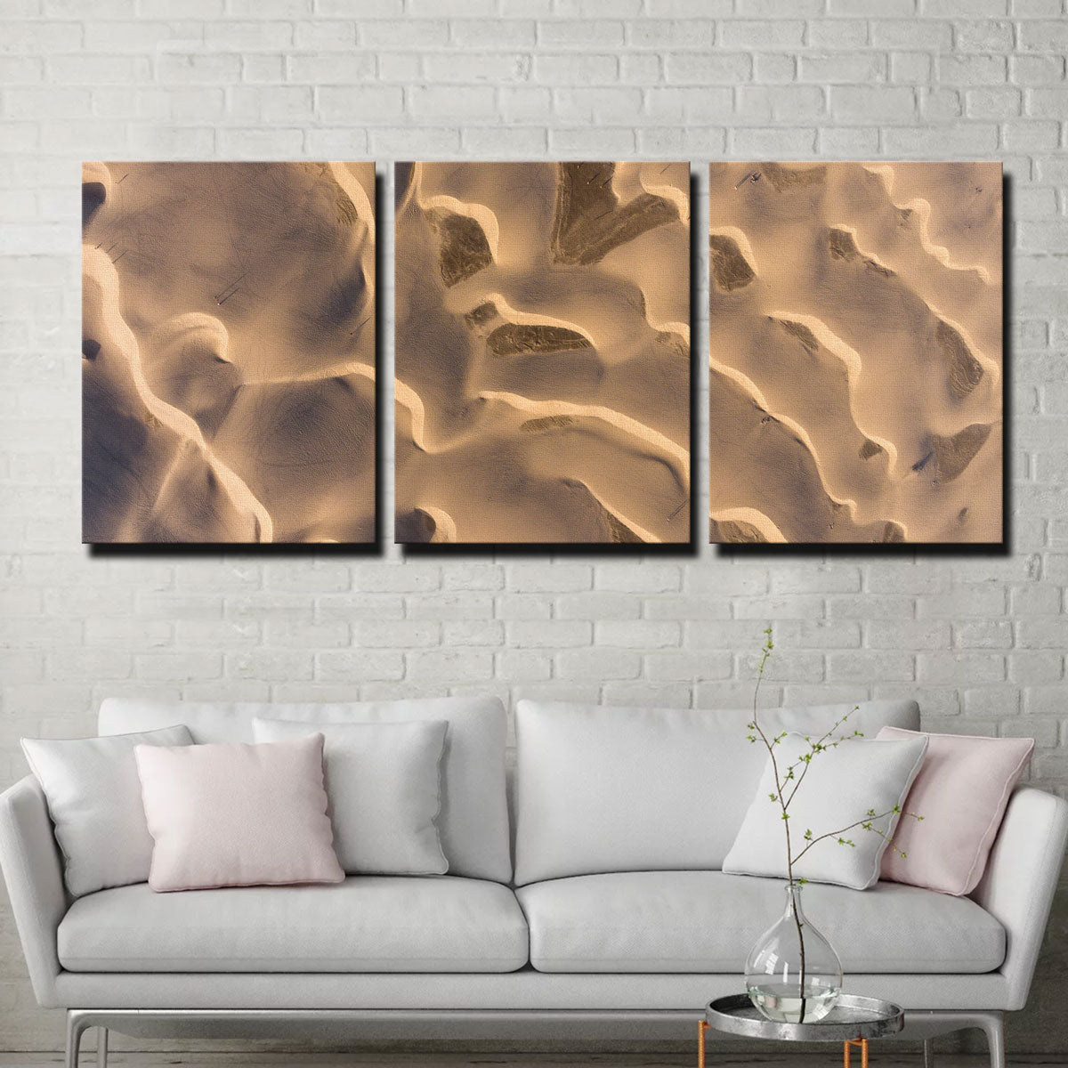Stunning Sandy Waves Wall Art by Karolis Janulis