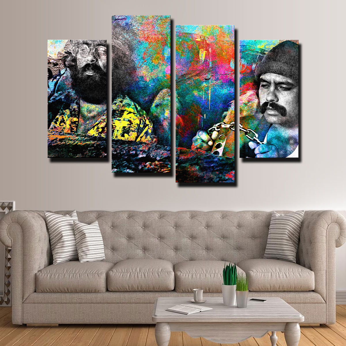 Cheech & Chong High - Quality Wall Art for Home Decor