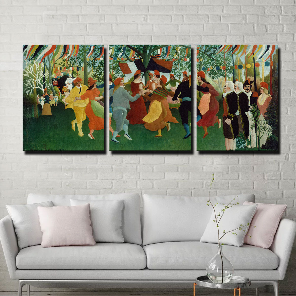 A Centennial of Independence Stunning Wall Art by Henri Rousseau