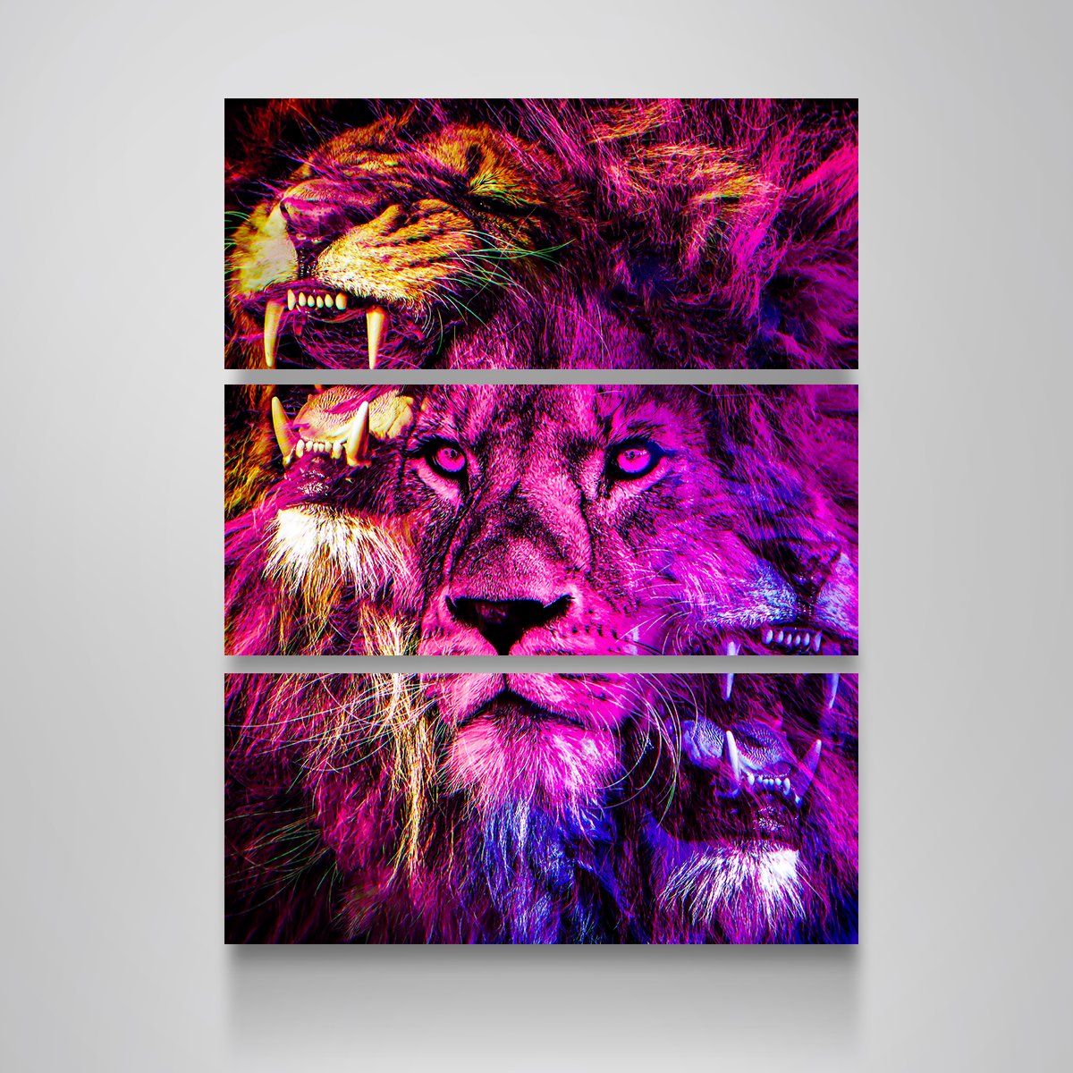 Stunning Lions Wall Art by Manuel Luces