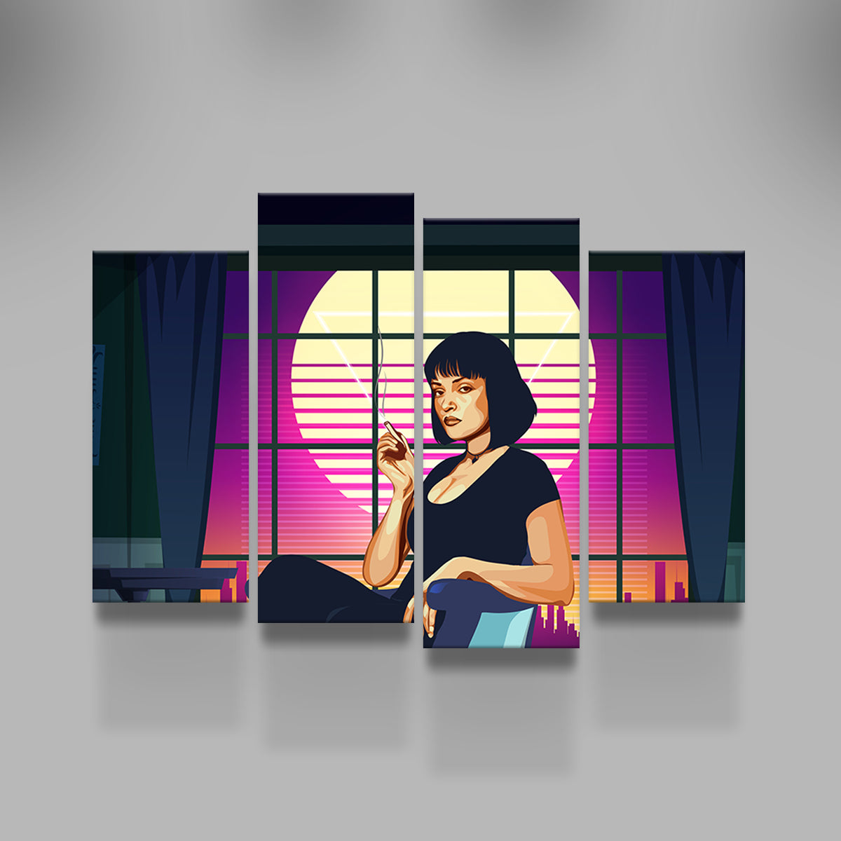 Pulp Fiction Iconic Scene Wall Art by Ralph & Laura Design