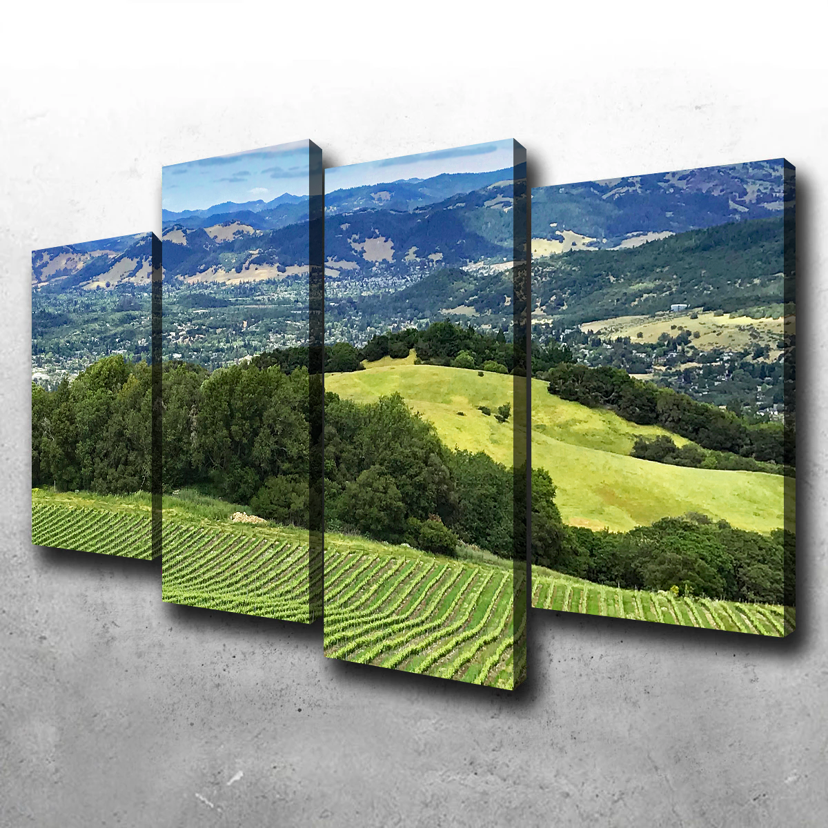 Stunning Rolling Hills and Vineyards of Sonoma County Wall Art for Your Home Decor