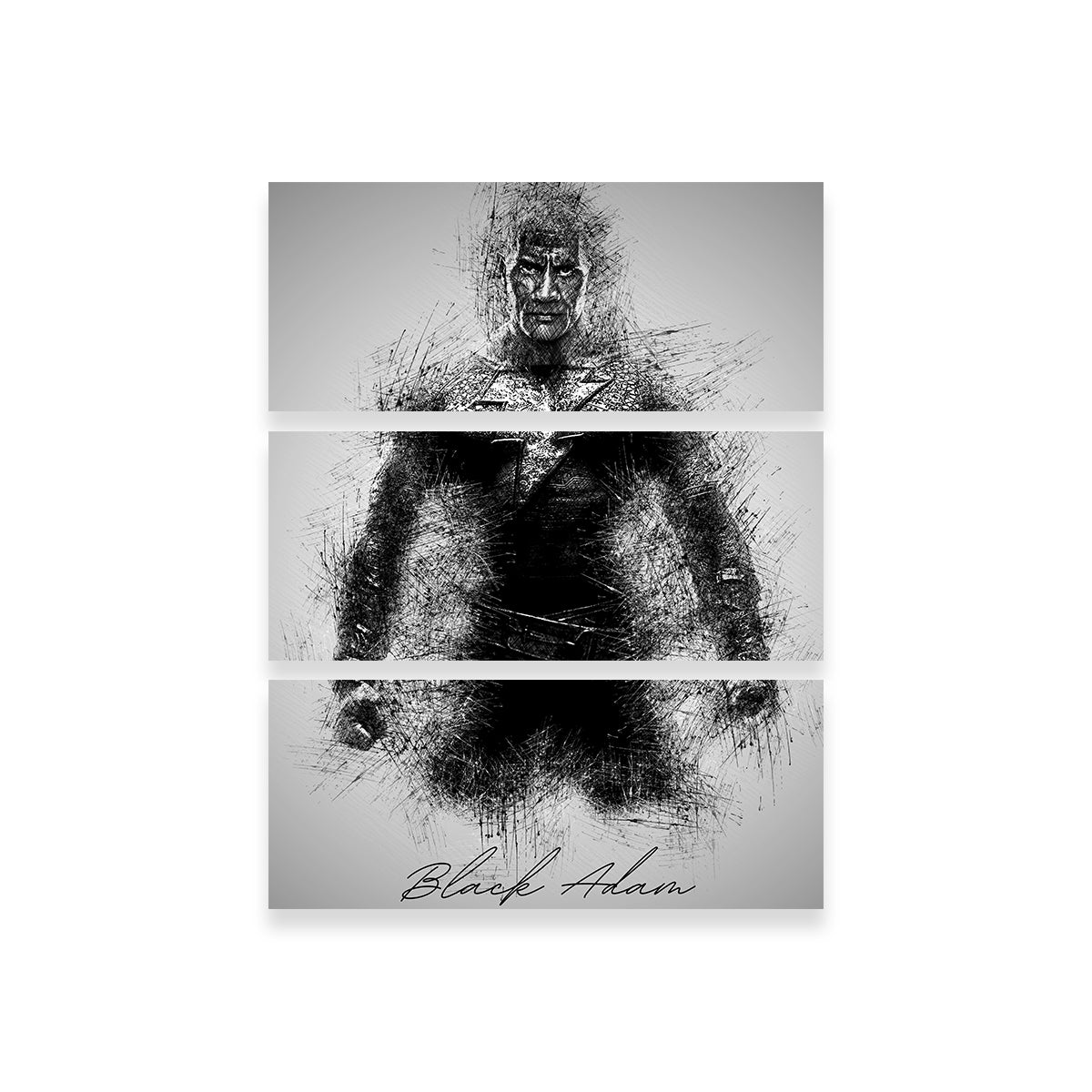 Stunning Black Adam Wall Art for Home Decor