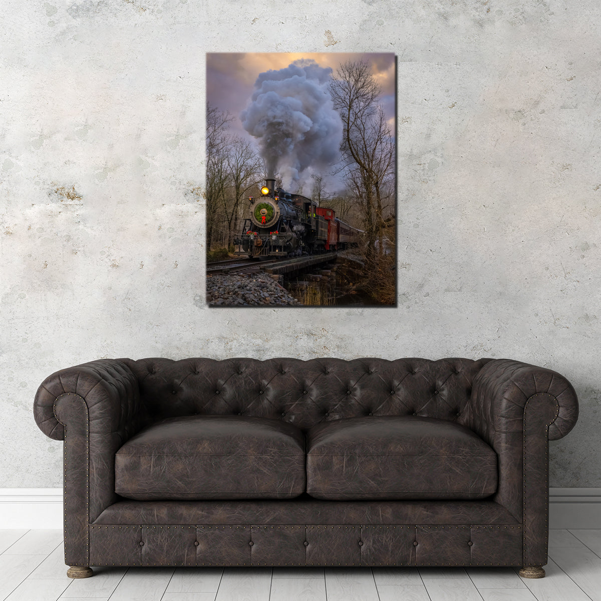 Stunning Steam Engine 40 Wall Art by Dennis Maida