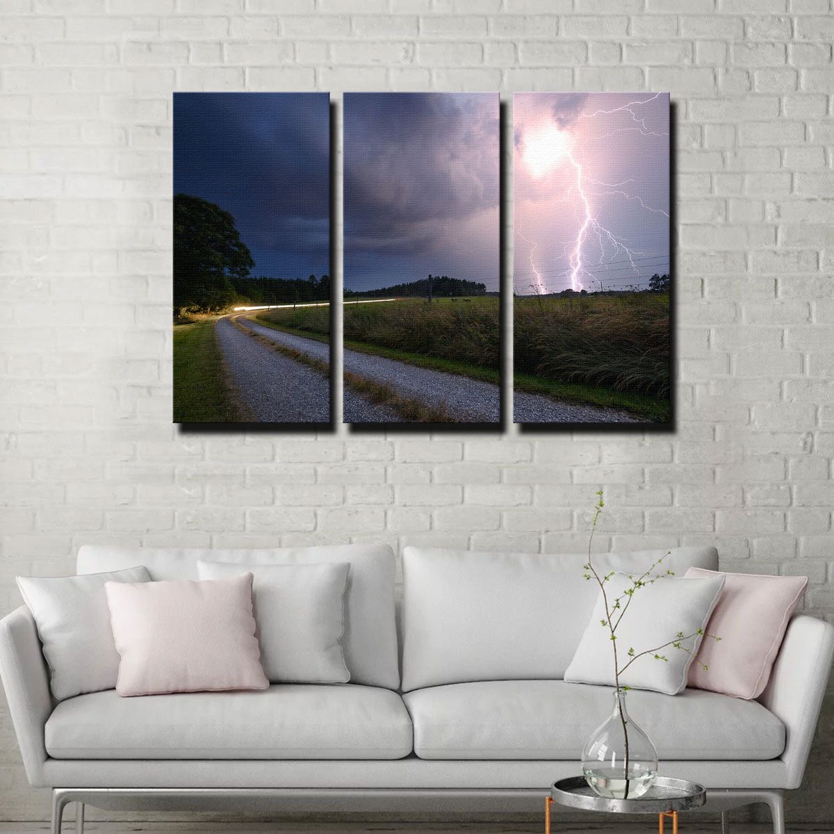 Eye-Catching Purple Strike Wall Art by Lucas Moore