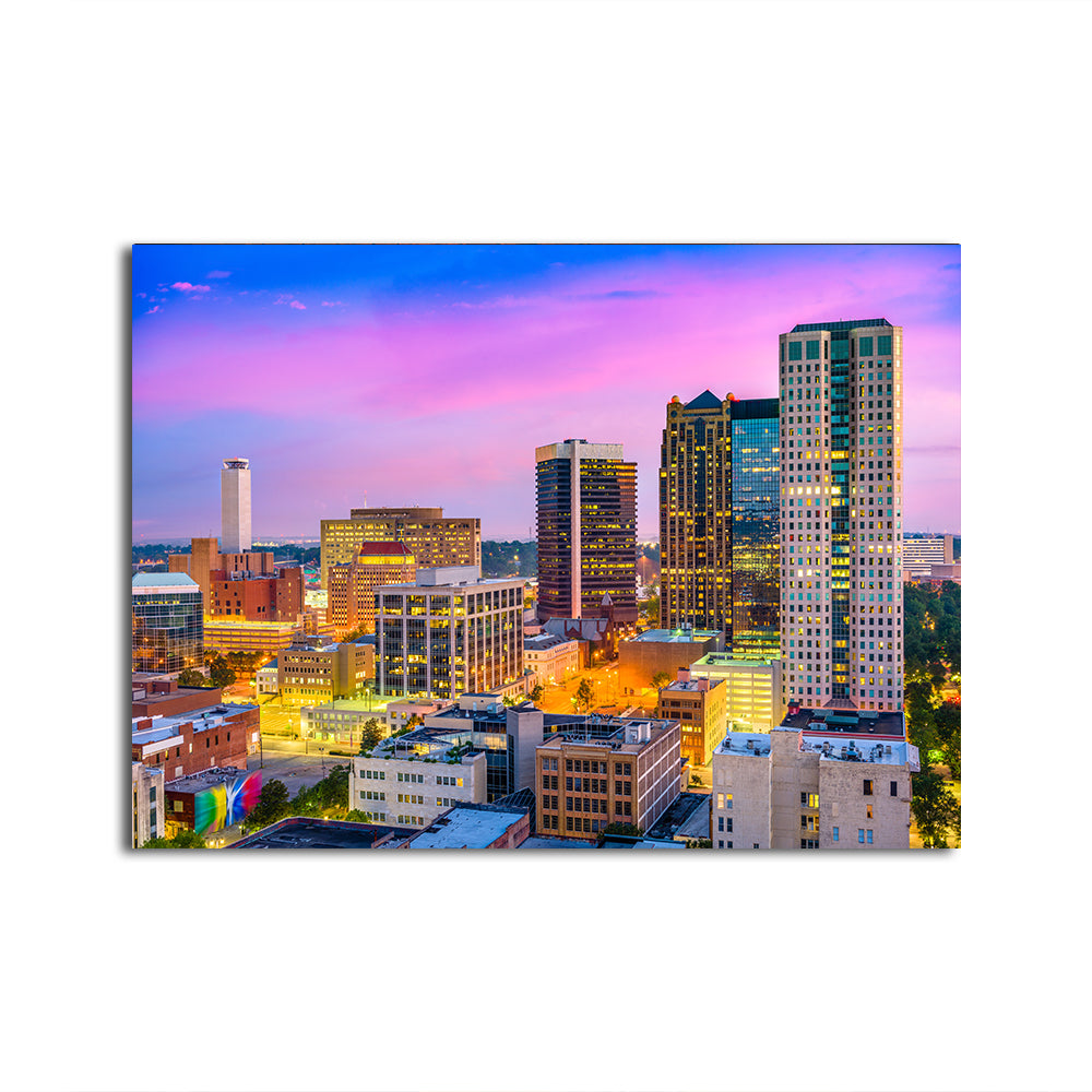 Stunning Birmingham Skyline Wall Art for Home Decor
