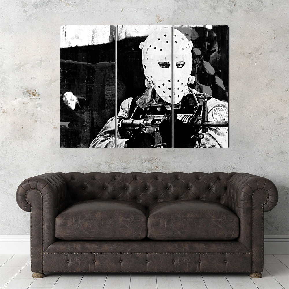 Stunning Heat - The Heist Grayscale Wall Art for Modern Decor