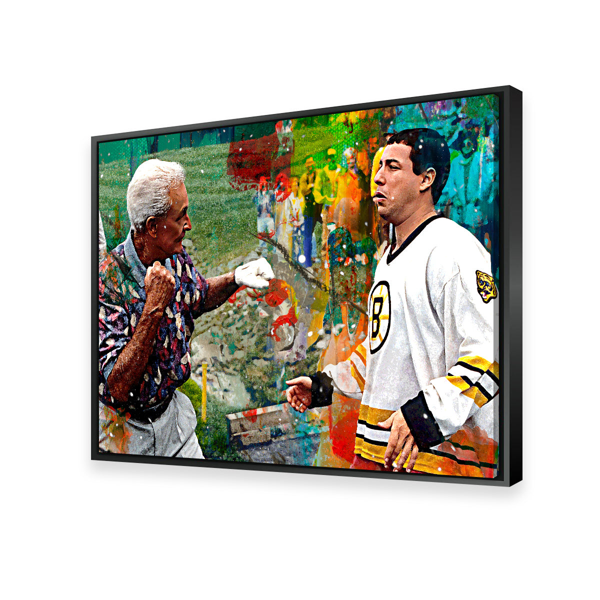 Happy Gilmore & Bob Barker High - Quality Wall Art for Home Decor