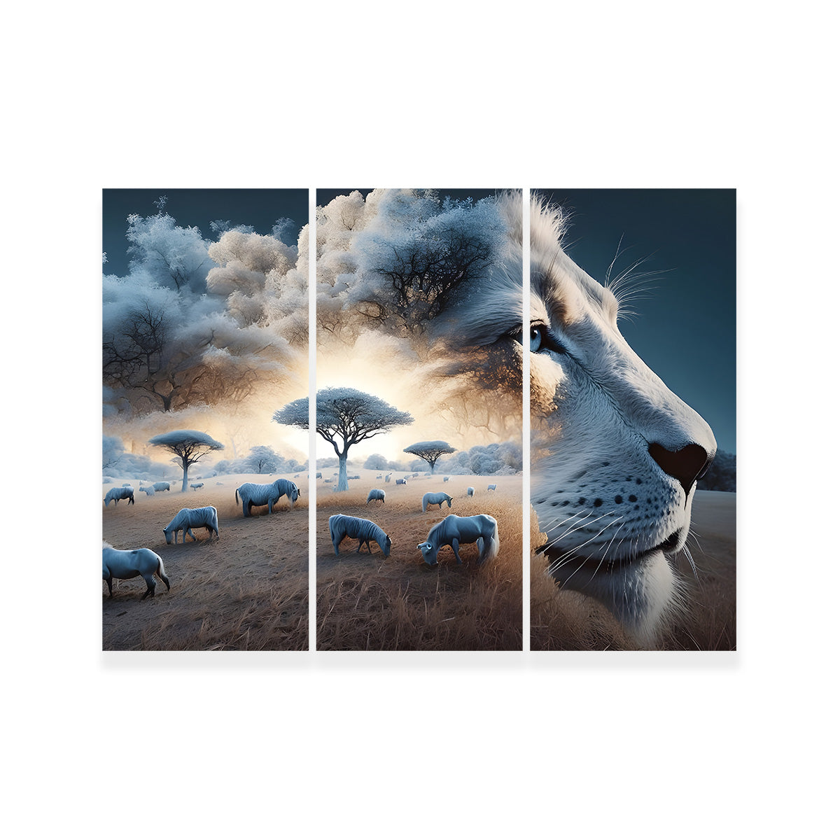 Roaring Majesty - Exquisite Handmade Canvas Prints