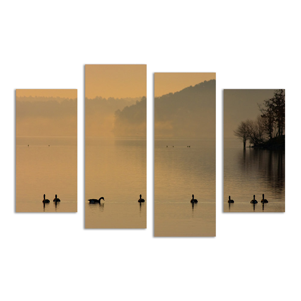 Stunning Geese on Lake Degray Wall Art for Your Home Decor