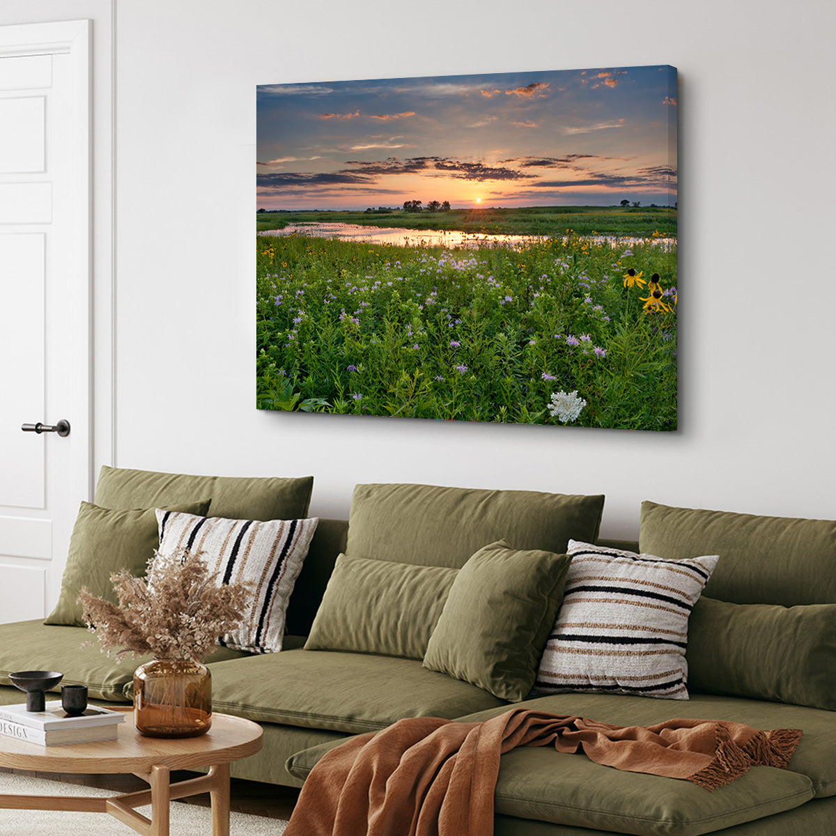 Stunning Open Field in Illinois Wall Art for Your Home Decor