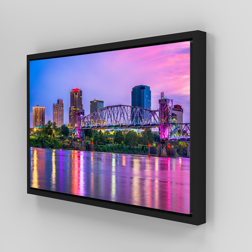 Exquisite Little Rock Skyline Wall Art for Stunning Decor