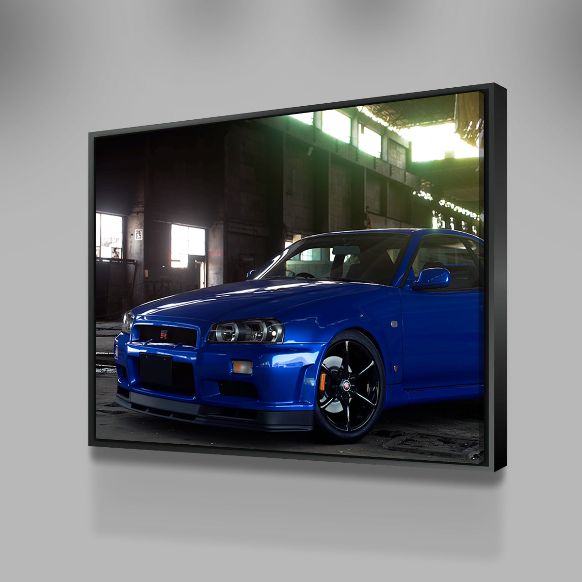 Stunning R34 Warehouse Wall Art by Vynton