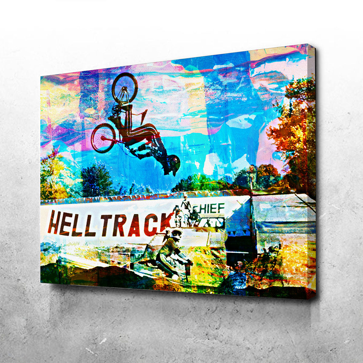 Stunning RAD Flip Wall Art - Handmade with Museum - Quality Canvas