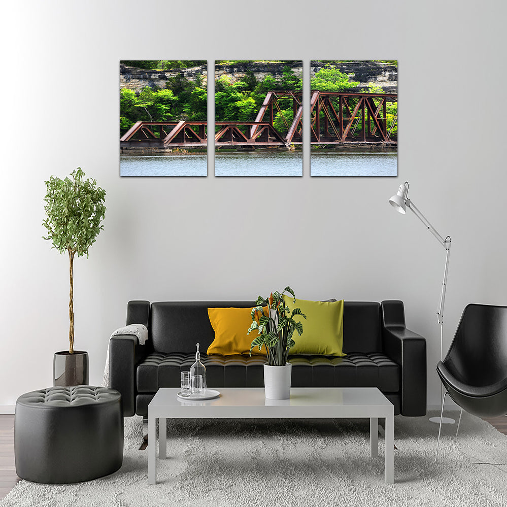 Gorgeous Ozarks Railway Bridge Wall Art for Stunning Home Decor