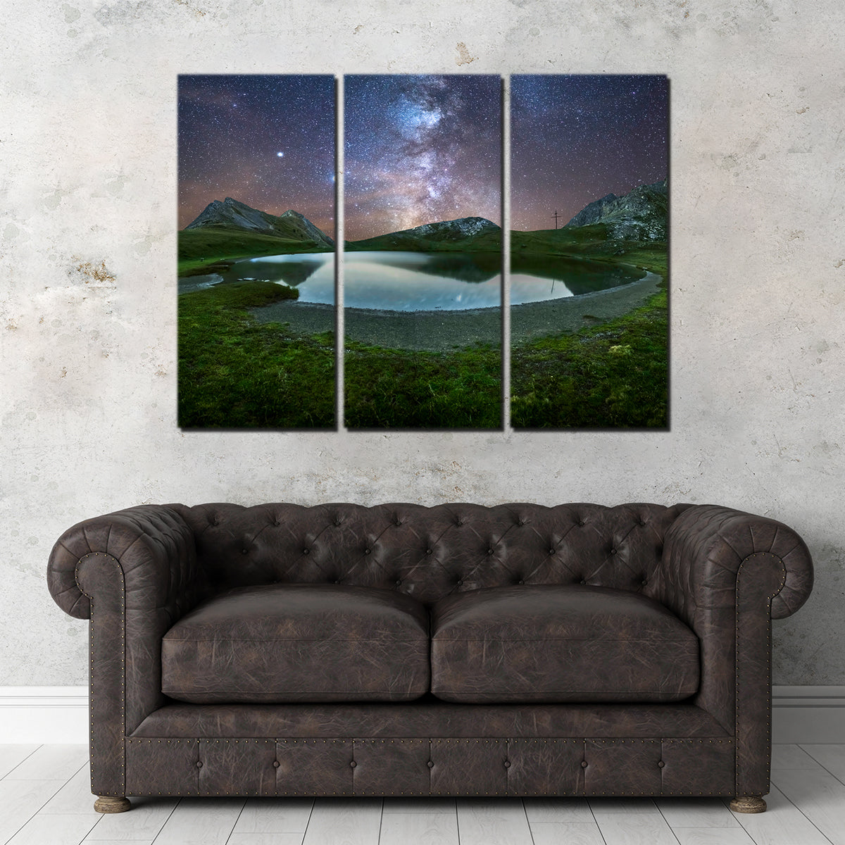 Exquisite Starry Lake de France Wall Art by Jeff Graphy