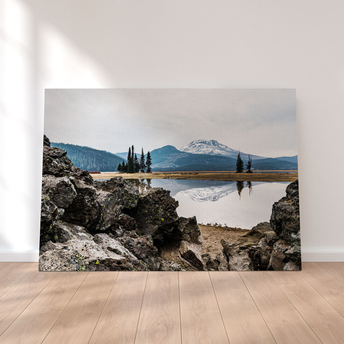 Breathtaking South Sister Mountain - Sparks Lake Wall Art for Your Home Decor