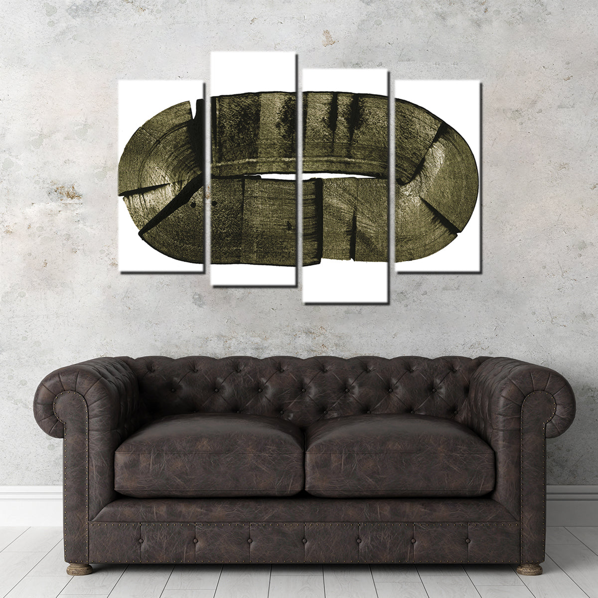 Exquisite Oval Lumber Wall Art by Evgeny Vetrov