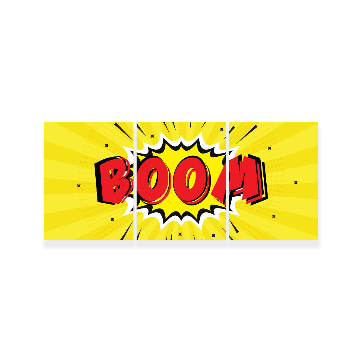 Boom1 Stunning Wall Art - Sustainable Kiln - Dried Pine Wood Frame