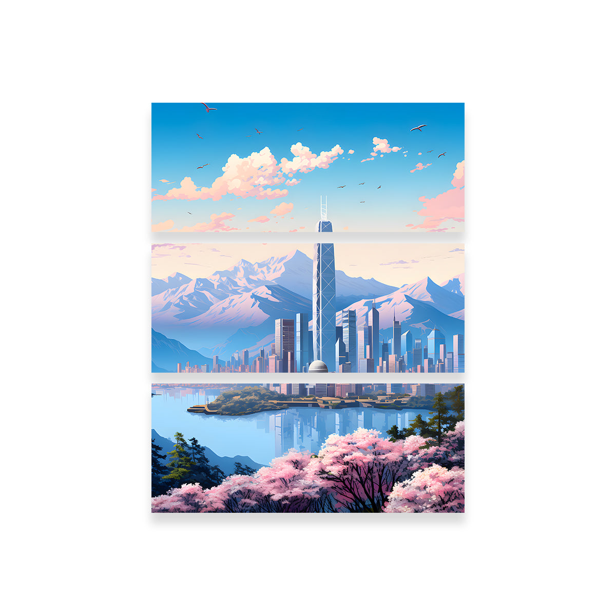 Exquisite China - Hong Kong Wall Art by Valth Graphics