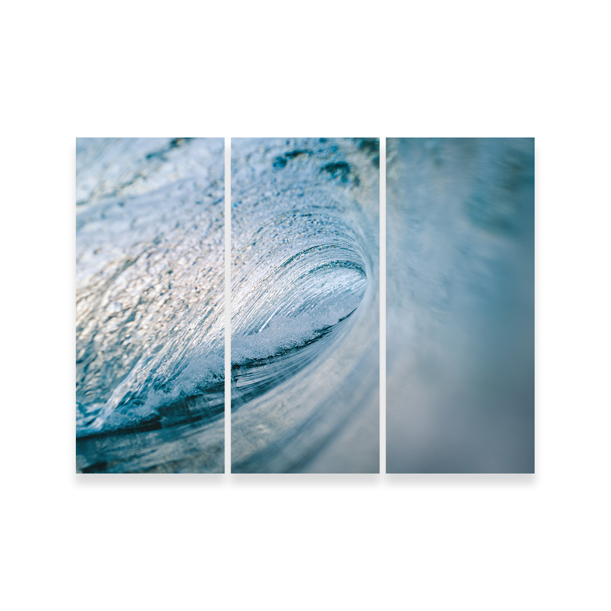 Stunning Blue Ice Wall Art by Lucas Moore