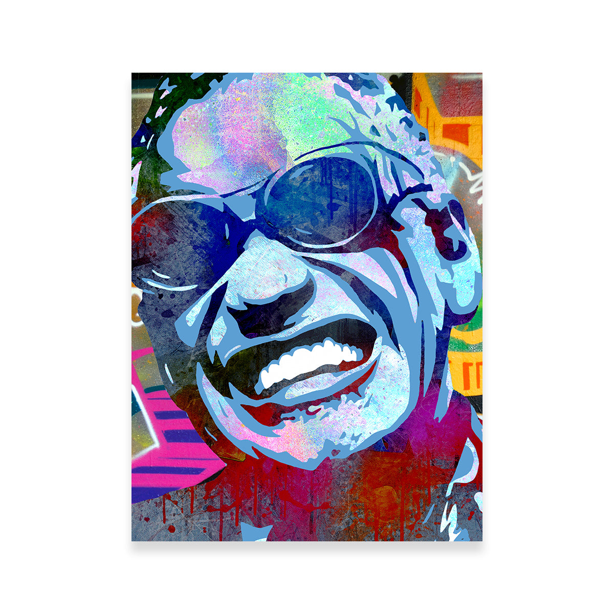 Exquisite Ray Charles Wall Art by Stephen Chambers