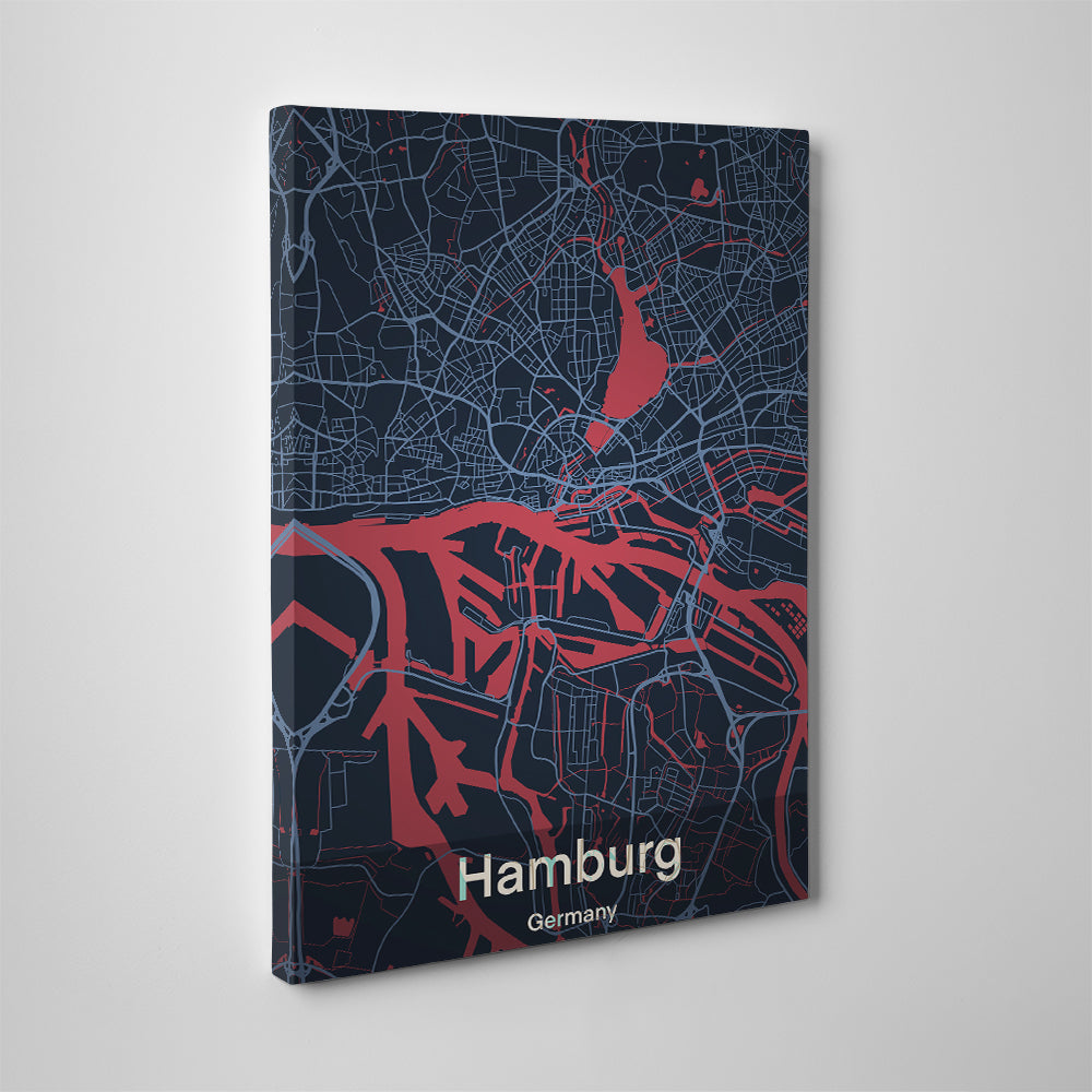 Exquisite Hamburg Wall Art by Tovu Yovi
