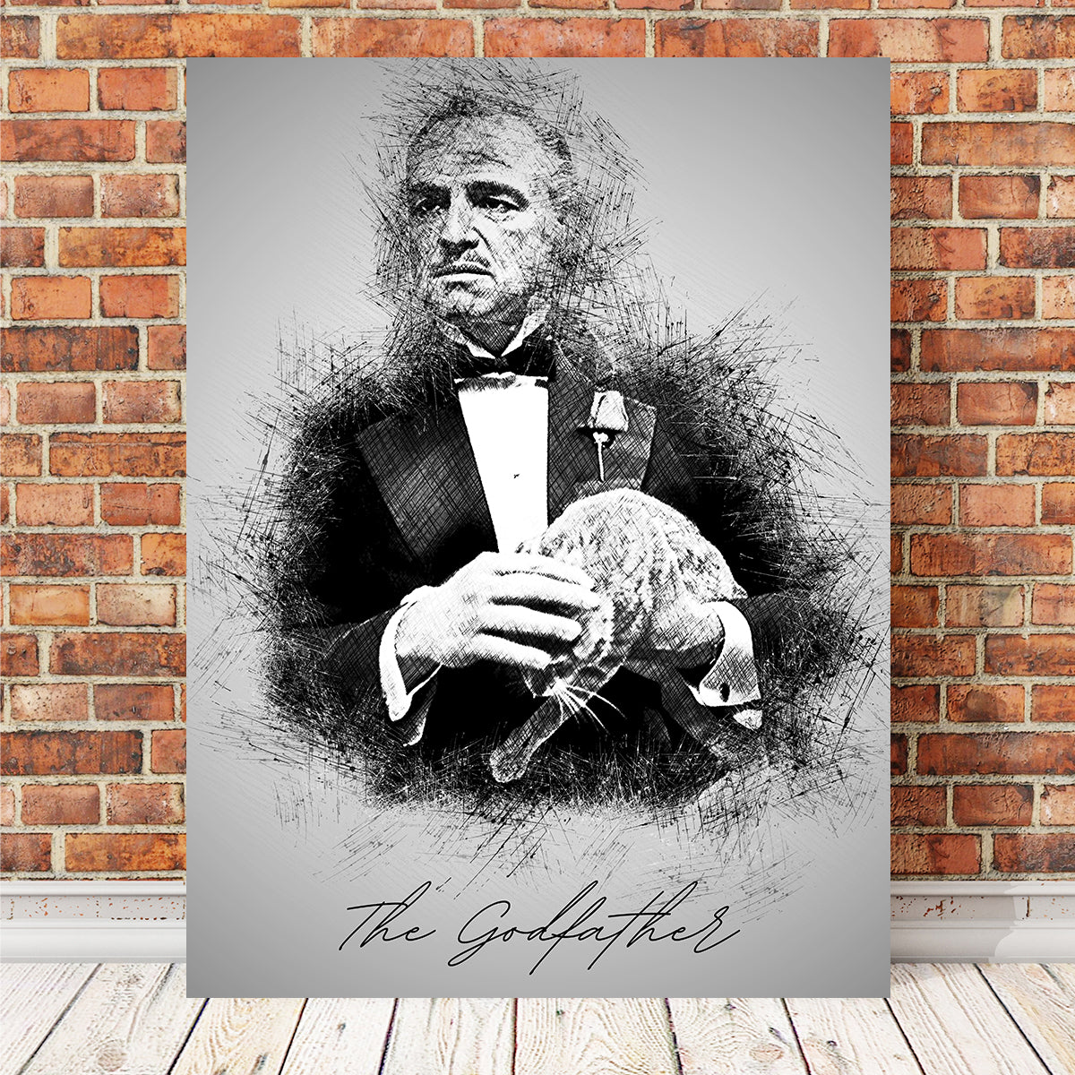 The Godfather Wall Art - Museum Quality Sustainable Pine Wood Canvas Print