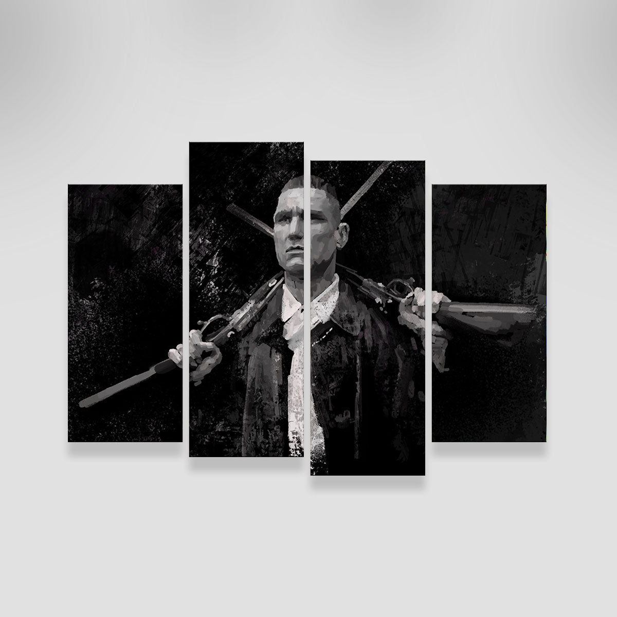 Stylish Lock Stock Wall Art by Andy Brackpool