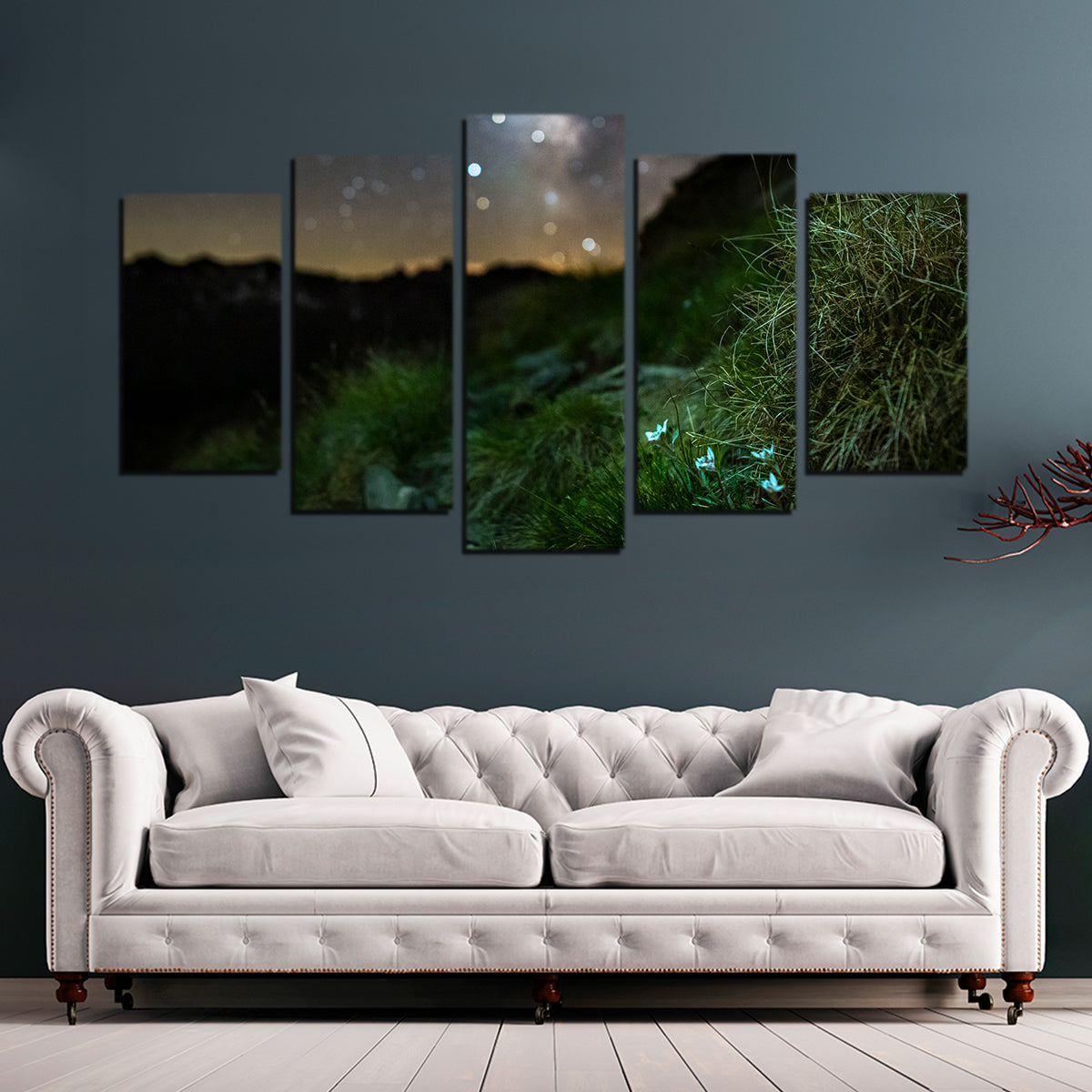 Gorgeous Star Studded Edelweiss Wall Art by Jeff Graphy