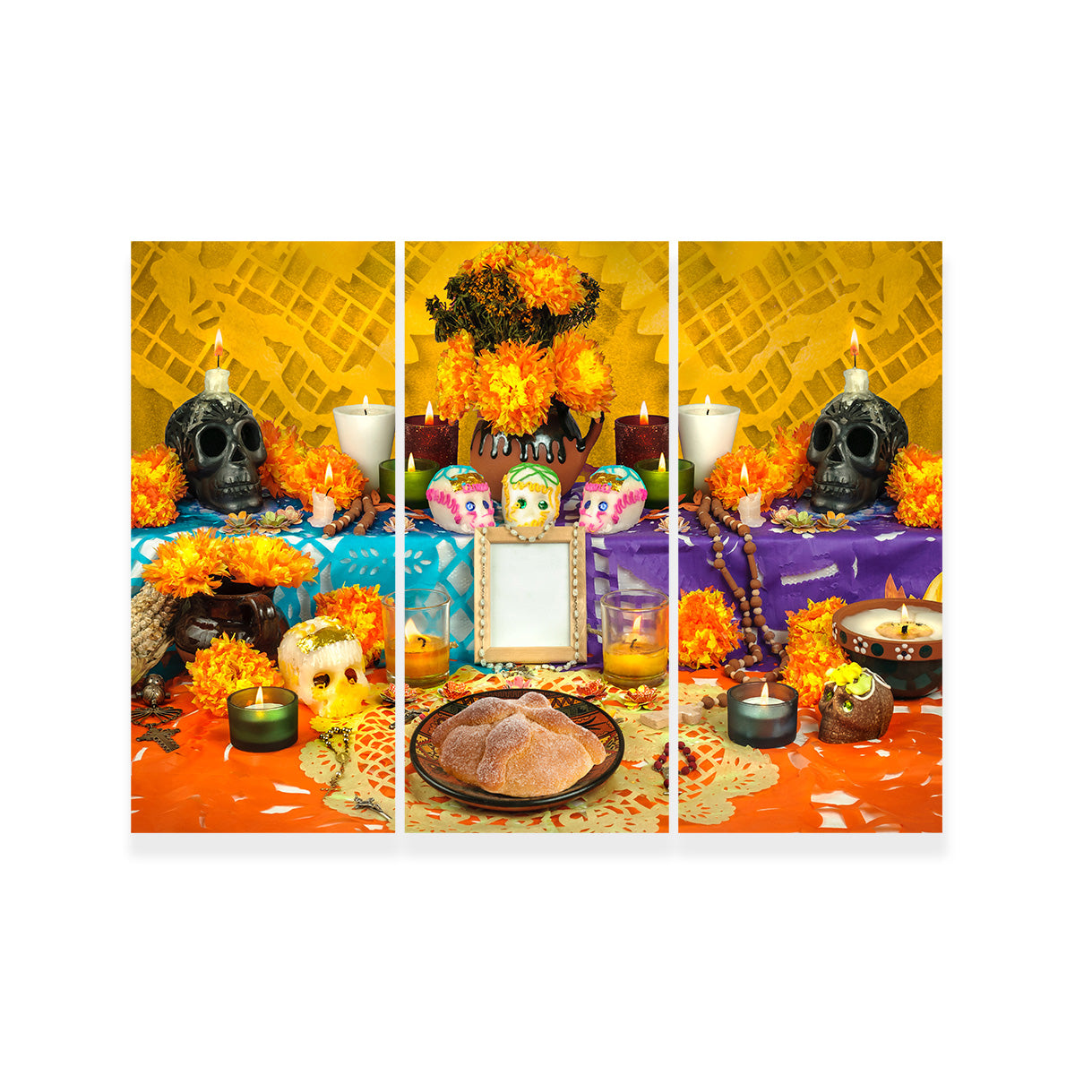 Authentic Day of the Dead Altar Wall Art for Stunning Home Decor