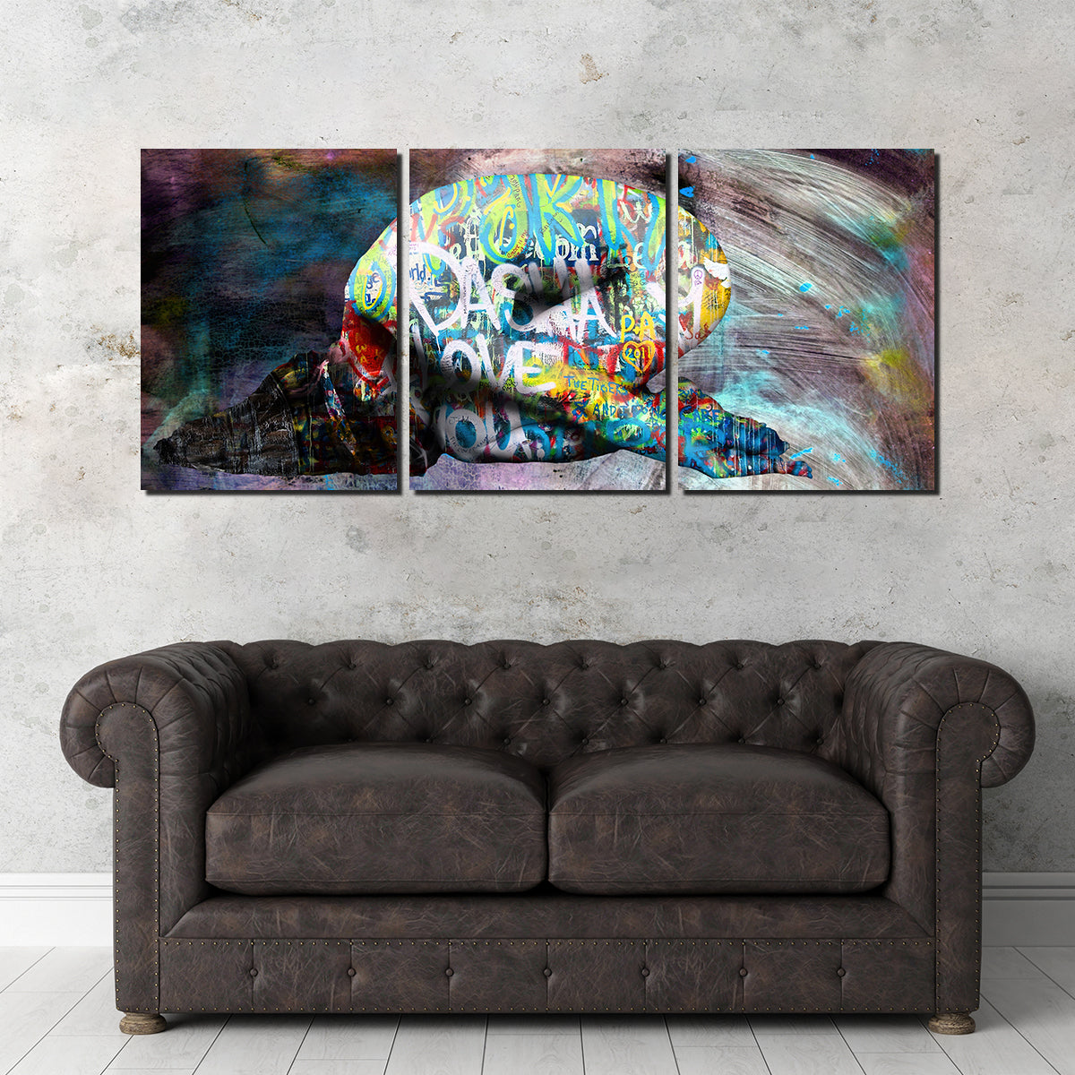 Dasha Love You Wall Art by Stephen Chambers - Museum Quality Canvas Print