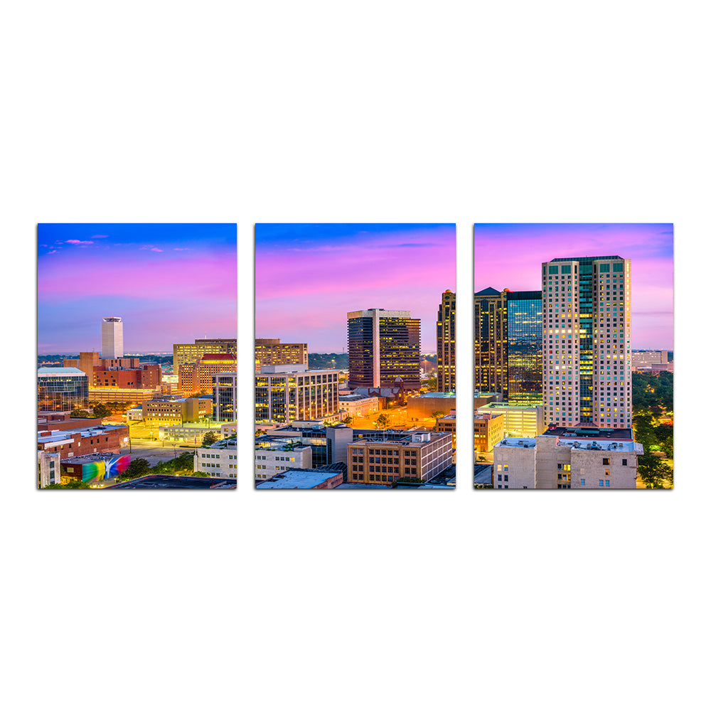 Stunning Birmingham Skyline Wall Art for Home Decor