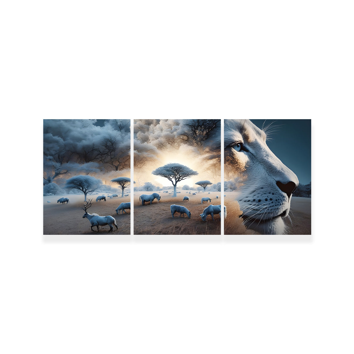 Roaring Majesty - Exquisite Handmade Canvas Prints